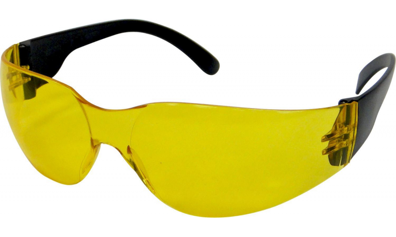 Amber Frameless Safety Glasses