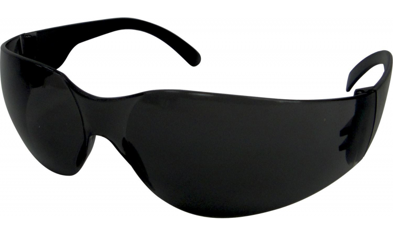 Dark Frameless Safety Glasses