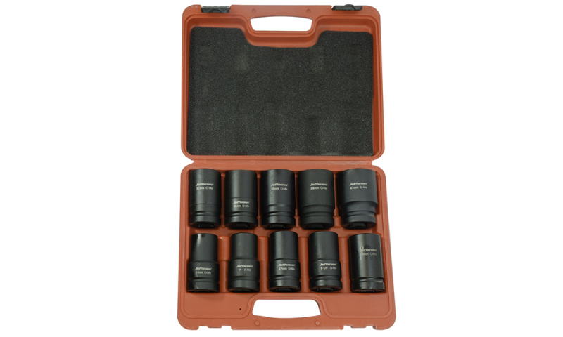 10 Piece 1" Deep Impact Socket Set