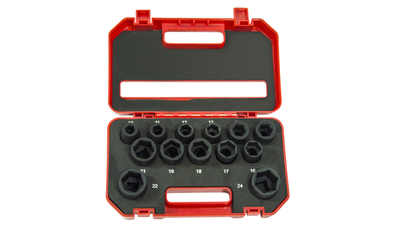  13 Piece 1/2" Impact Socket Set