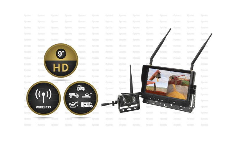 9'' LCD Wireless Digital Reversing Camera System