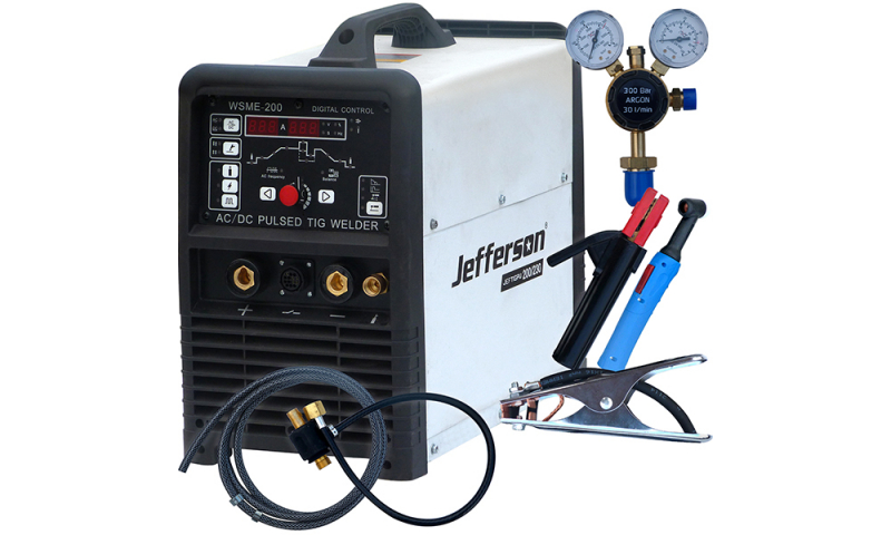 200 Amp 230V HF Pulse AC/DC TIG Welder Kit