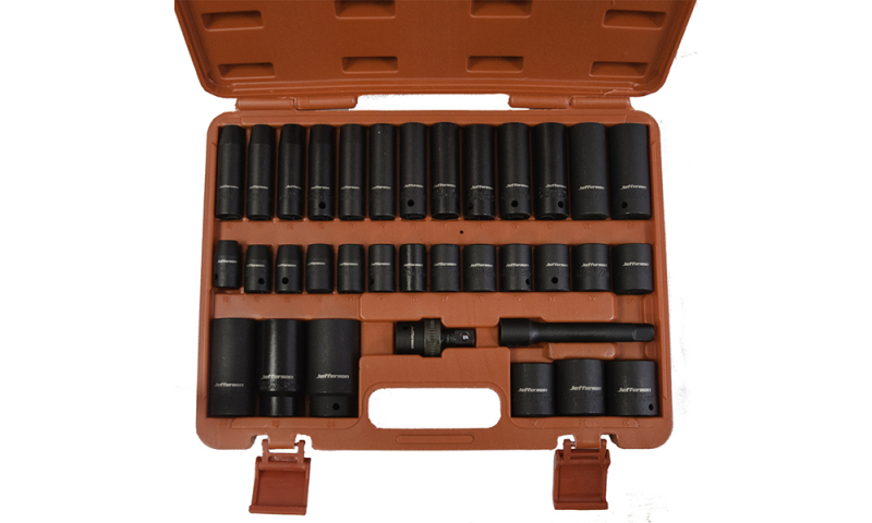 34 Piece 1/2" Impact Socket Set