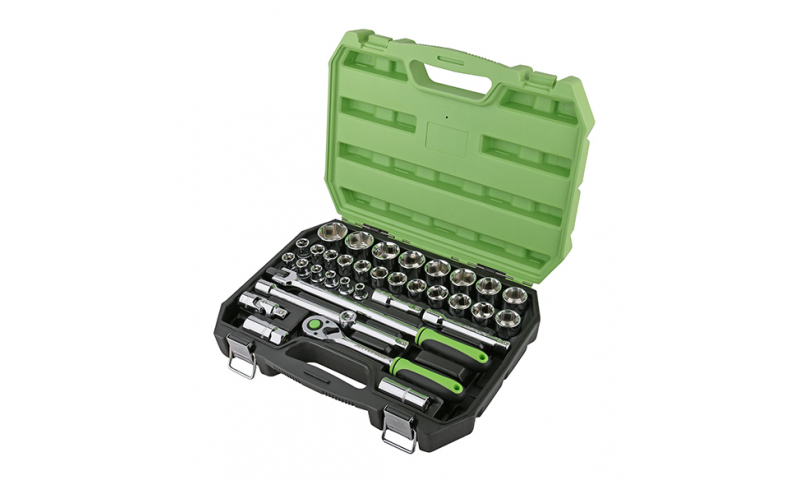 34 Piece 1/2" Drive Socket Set