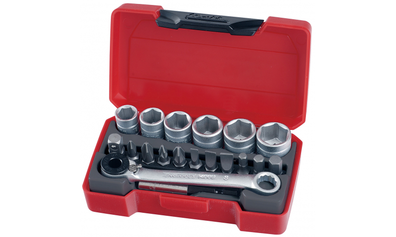 19 PIECE 1/4" DRIVE SOCKET SET