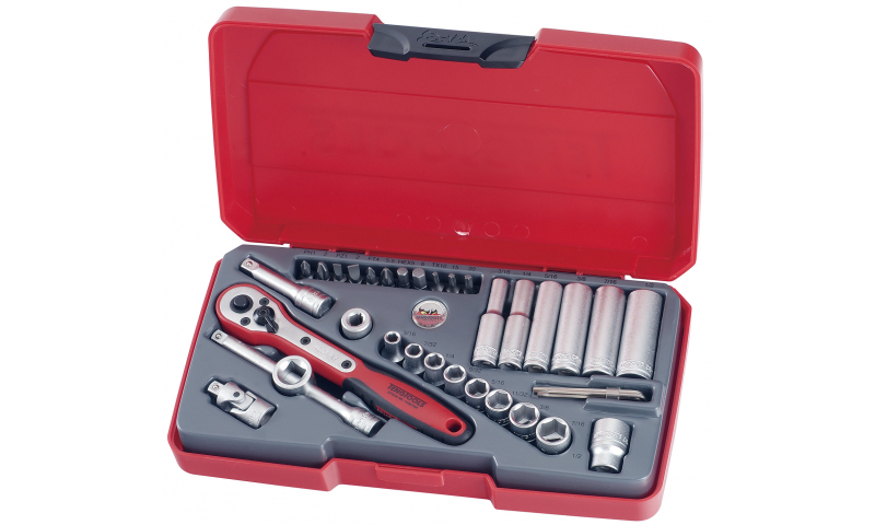 35 PIECE 1/4" DRIVE AF SOCKET SET