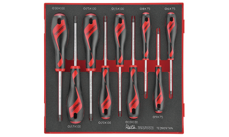 9 PIECE TX SCREWDRIVER SET