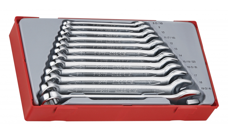 12 PIECE COMBINATION SPANNER SET