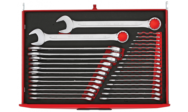 31 PIECE METRIC COMBINATION SPANNER SET