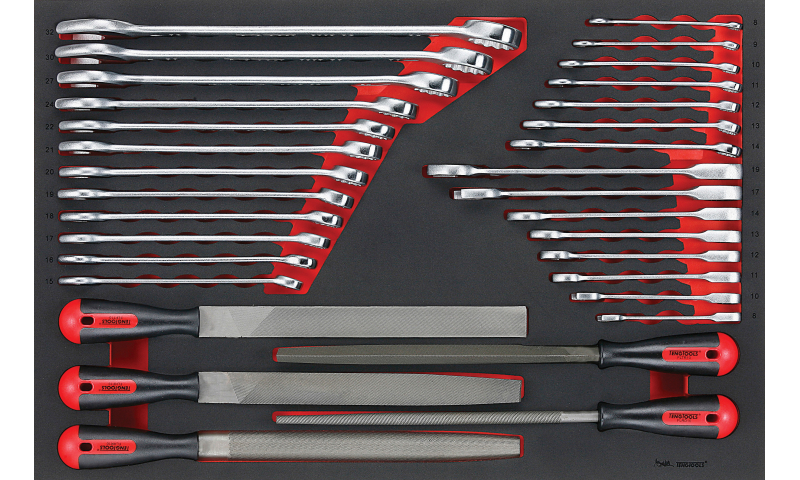 32 PIECE SPANNER & FILE SET