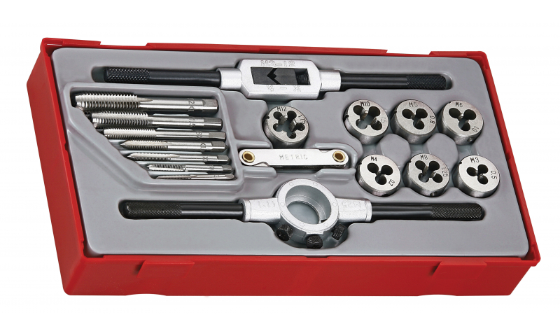 17 PIECE TAP & DIE SET